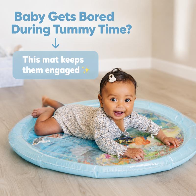 Baby Light Up Tummy Time Water Play Mat
