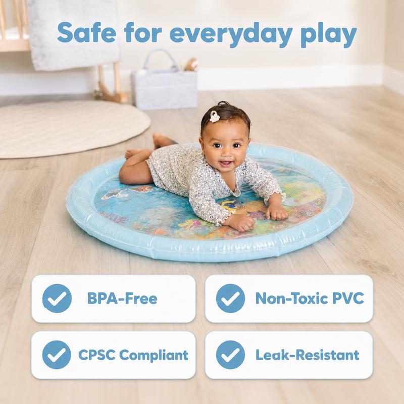 Baby Light Up Tummy Time Water Play Mat
