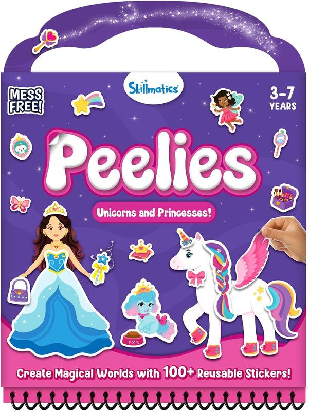 Reusable Sticker Activity Book with 100+ Stickers