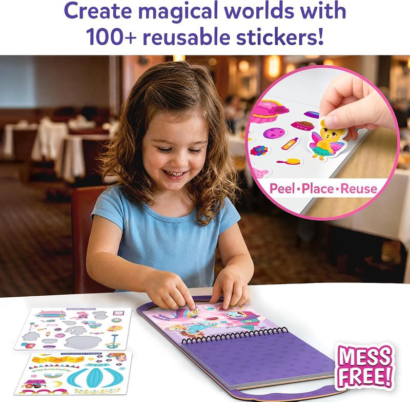 Reusable Sticker Activity Book with 100+ Stickers