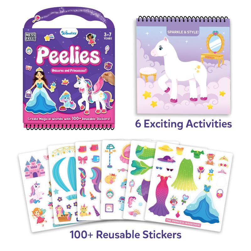 Reusable Sticker Activity Book with 100+ Stickers