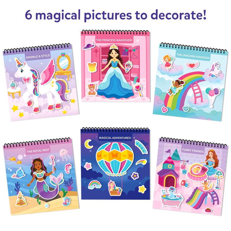 Reusable Sticker Activity Book with 100+ Stickers