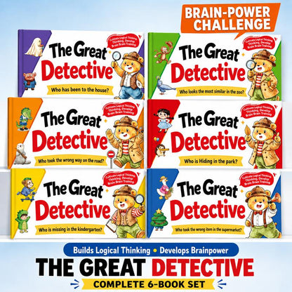 The Great Detective Activity Books for Kids with Logic Puzzles