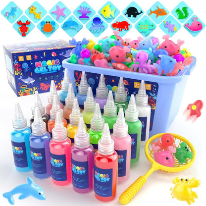 Magic Gel Water Pets Elf Kit with Shape Molds