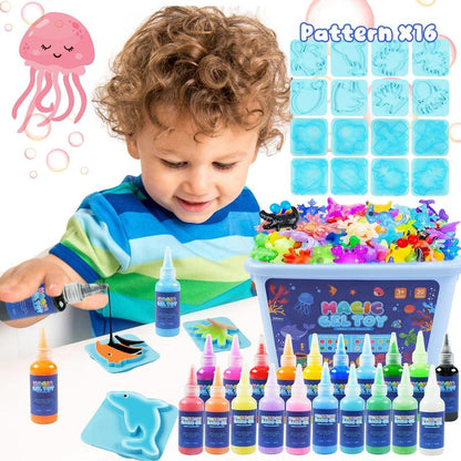 Magic Gel Water Pets Elf Kit with Shape Molds
