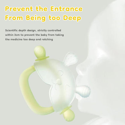 Bunny Baby Teether Mitten with Anti Fall Wristband