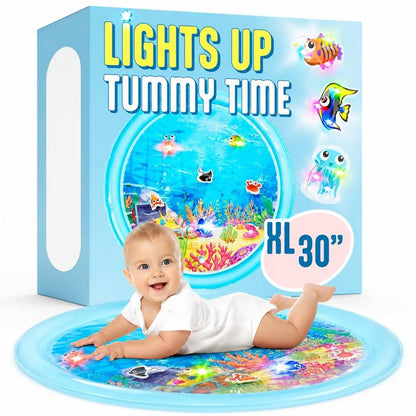 Baby Light Up Tummy Time Water Play Mat